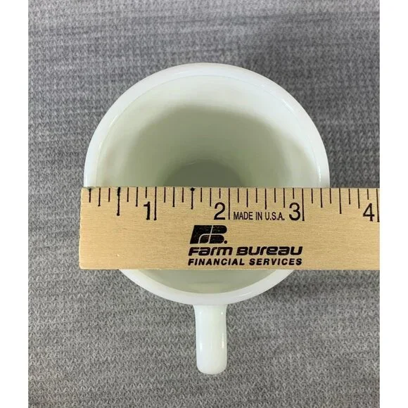 Vintage Pyrex Butterfly Gold Coffee Mugs Corning D-Handle Milk Glass Cups 4 pcs - Picture 8 of 8